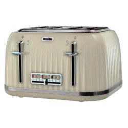 Breville Impressions VTT702 4 Slice Toaster in Vanilla Cream